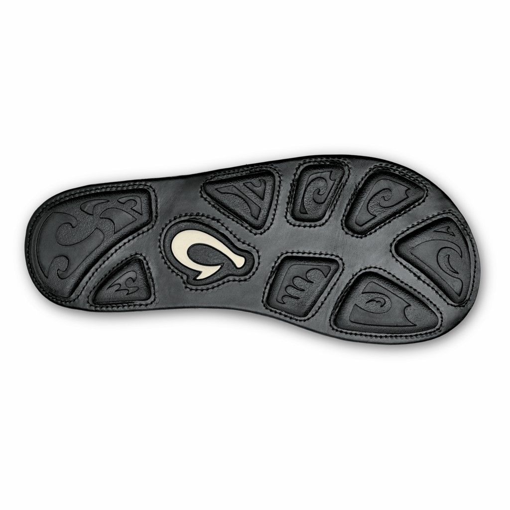 Olukai Men's Mea Ola Flip Flop - Black US695-801